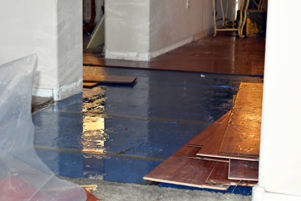 Professional Emergency Water Damage Restoration technician working in Wattsburg, PA